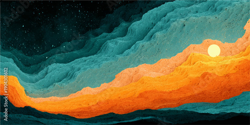 abstract background, the texture of the mineral stone Amazonite. Underwater patterns of swirling ink and luminescent water inspire a nature-themed painting, perfect as background wallpaper.