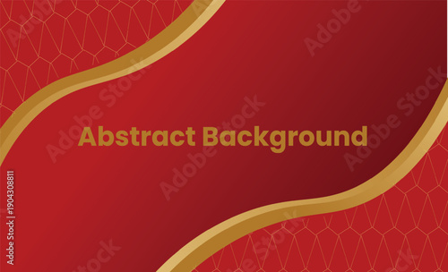 red and gold background