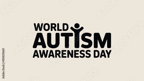 World Autism Awareness Day Inclusion Support Neurodiversity Illustration