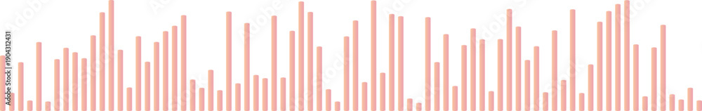 Obraz premium Abstract Colorful Audio Wave Bars Background for Music Visualizer, Podcast Cover, Website Header, Mobile App UI, Video Intro, DJ Branding, Presentation Slide and Digital Design Use
