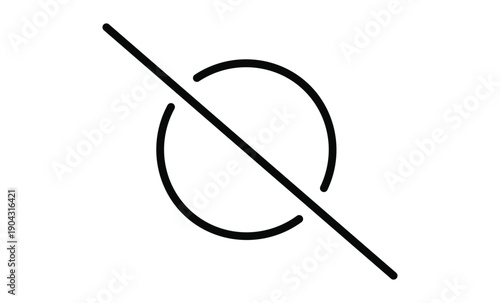 Black diameter symbols representing mathematical science in digital layout with bold lines