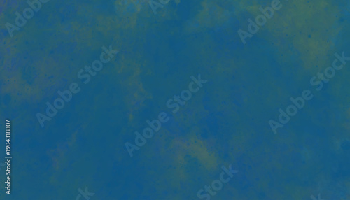 Blue and green watercolor abstract background with subtle speckles paint