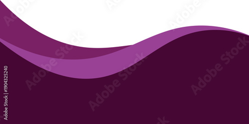 Curved Header and Footer Element Vector Illustrator