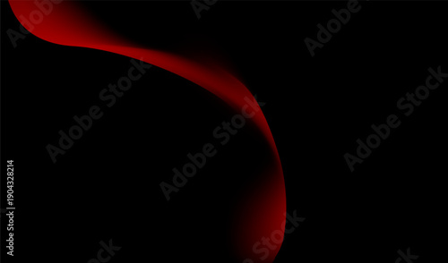 Futuristic Energy Flow with Glowing Red Gradients. Abstract Red Wave on Pitch Black Minimalist Background. 

Elegant Crimson Organic Curve on Dark Textured Surface.
