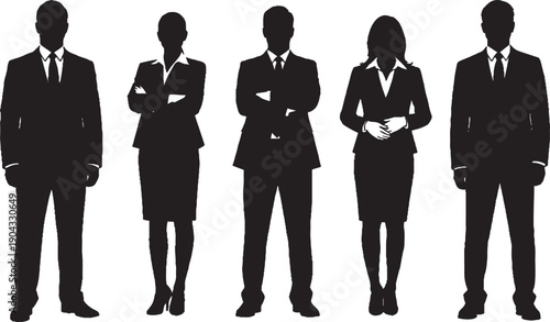 black silhouette vector illustration, flat design