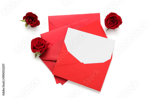 Envelopes with blank letter...