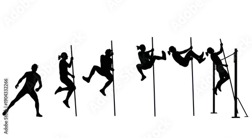 Pole Dance Silhouette Sequence: Fitness, Agility, and Strength Movements