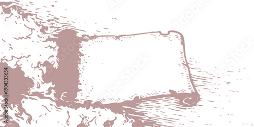 Vintage black ink splatter vector grunge frame with a messy paint texture and rough paper stain design element for a dirty grungy border illustration