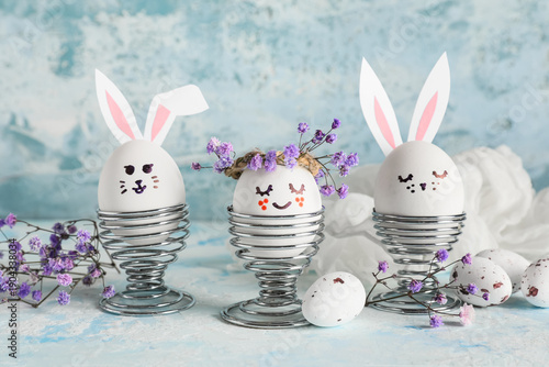 Holders of creative Easter ...