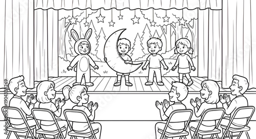 Moon Festival School Play