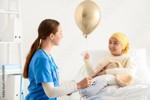 Happy little girl after che...