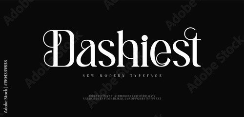 Modern luxury beauty new font alphabet logo. Typography beautiful minimal elegant classic letter serif fonts fashion wedding vintage retro logos. vector illustration

