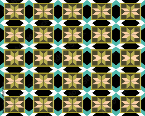 Abstract geometric ethnic pattern design. Aztec fabric carpet mandala ornament ethnic chevron textile decoration wallpaper. 