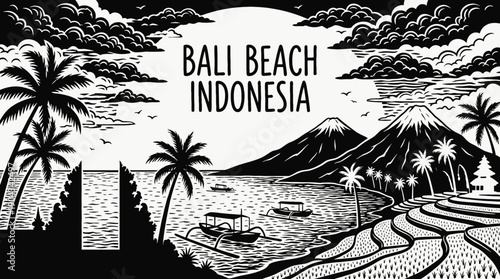 Bali Beach Indonesia Sea Beach Coastal Landscape Scenic Nature Travel Tourism Destination Geography Seascape Shoreline Ocean Water Horizon Outdoor Vacation Paradise Natural Attraction
