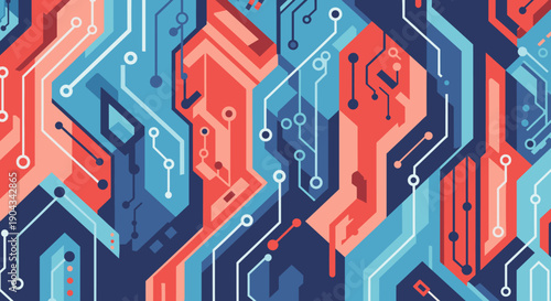 A vibrant illustration evoking innovation and connectivity, perfect for technology-themed content.