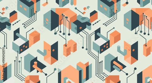 A modern, minimalist circuit board illustration evokes innovation and technology, perfect for tech-related content.