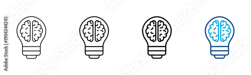 Innovation Icon Different Style Outline Collection Set Vector Illustration