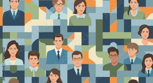 A cheerful illustration of a woman with a warm smile, perfect for marketing materials that convey positivity and approachability.