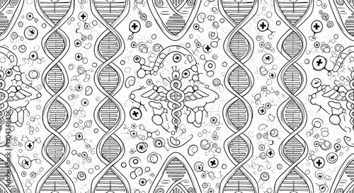 A detailed black-and-white illustration evoking curiosity about medical science, ideal for educational content.