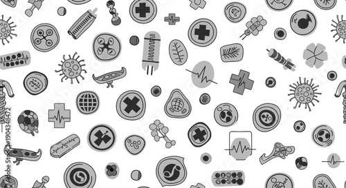 A clean, modern set of medical icons evokes professionalism and trust, ideal for healthcare websites and apps.