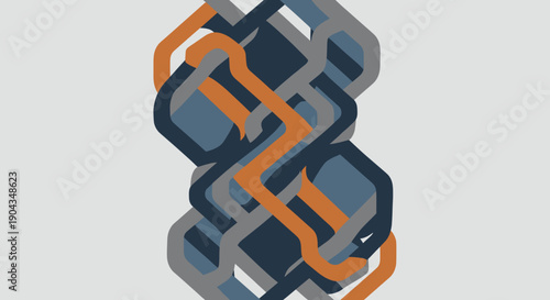 A dynamic group of professionals working together in a modern office setting, ideal for business success imagery.