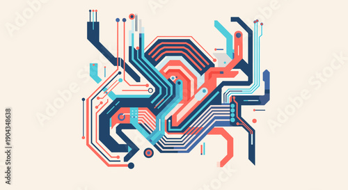 A dynamic group of professionals collaborating in a modern office setting, ideal for business presentations and team-building content.