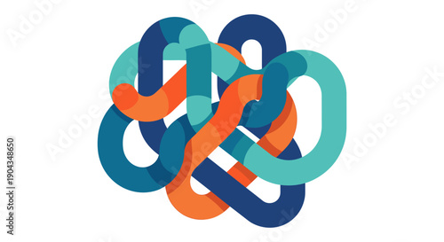 A dynamic group of professionals collaborating in a modern office setting, ideal for business presentations and team-building content.