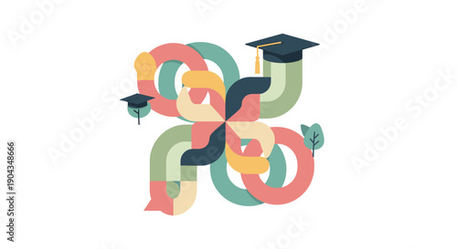 A dynamic group of professionals collaborating in a modern office setting, ideal for business presentations and team-building content.