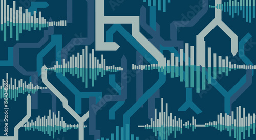 A sleek rocket ascends through a futuristic cityscape, evoking innovation and progress. Ideal for technology and space exploration themes.