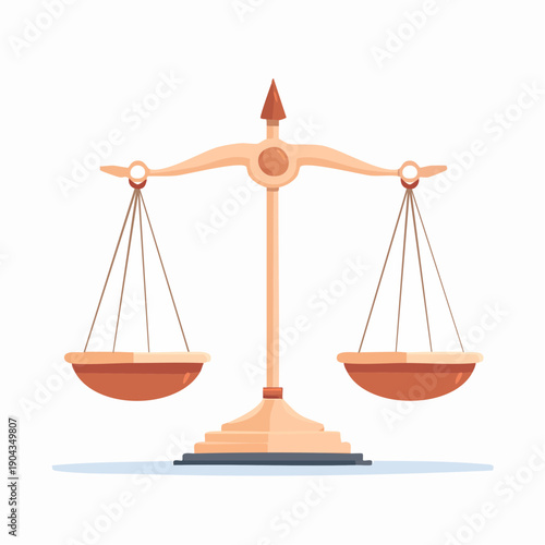 Scales of justice balance law and order legal weighing equilibrium tool court