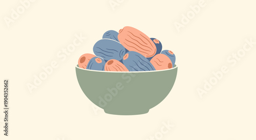 A bowl of colorful sweet macarons.