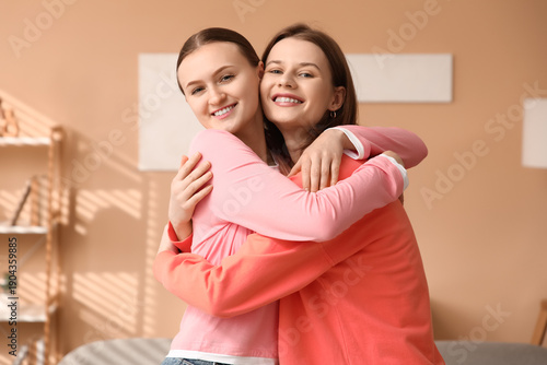 Beautiful happy female frie...