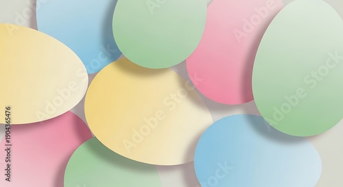 Soft Pastel Circles Background