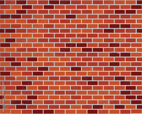 Brown brick wall seamless, texture pattern for continuous replicate