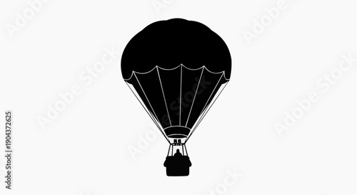 hot air balloon isolated