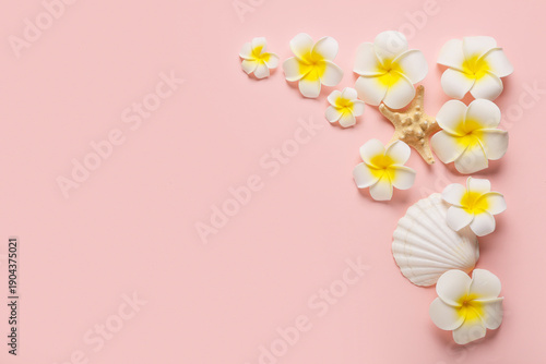 Beautiful plumeria flowers ...