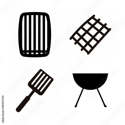 Essential tools and equipment for an outdoor barbecue setup