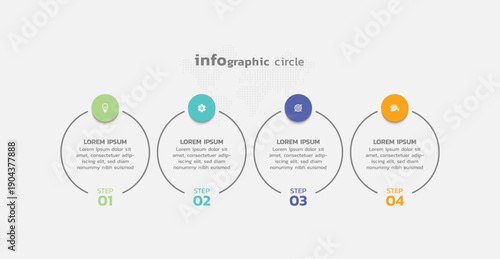 Presentation business abstract background infographic template colorful