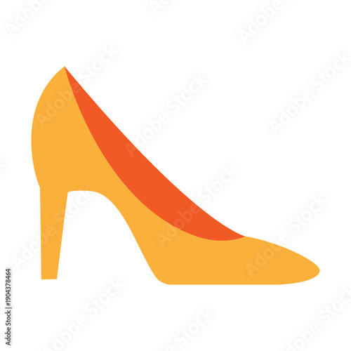 High Heels Vector Flat Icon Design