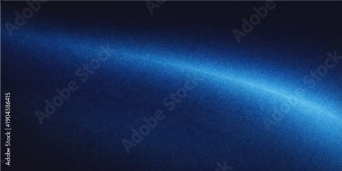 An abstract blue light design features a digital wave pattern with glowing rays of energy and motion across a dark space backdrop