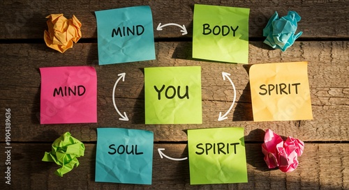 Holistic Well-being - Mind, Body, Soul, and Spirit Connection.