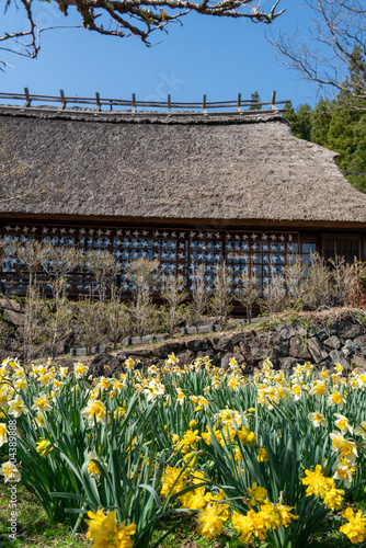 Saiko Iyashi-no-Sato Nemba near Mt. Fuji, well preserved traditional village.