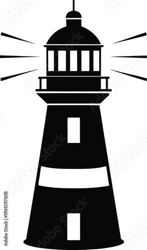Shining Lighthouse Icon

