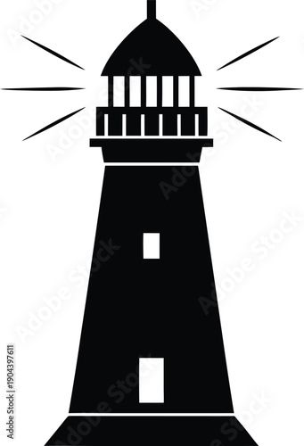 Shining Lighthouse Icon

