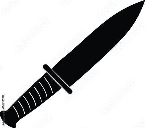 Dagger Knife Silhouette