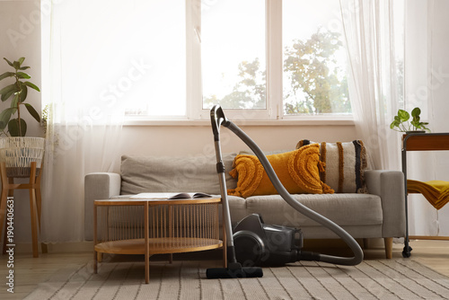 Vacuum cleaner in bright co...