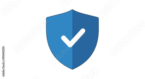vector of a shield with check mark