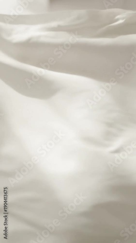 Abstract Textile Flow Non-representational forms created by fabric movement, evoking peace.