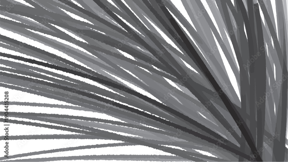 Obraz premium Straight, drawn, shaggy stripes branch out from the bottom corner.