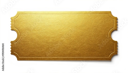 Gleaming Golden Ticket for Exclusive Events